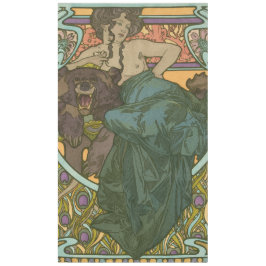 Unbenannt nach Alphonse Mucha (1902) Tischdecke