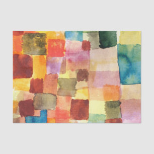 Unbenannt nach Paul Klee Abstrakt Art Decoupage Seidenpapier