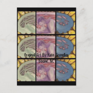 Unbenannt, Originalkunst von Kate GrendlerBoone, N Postkarte