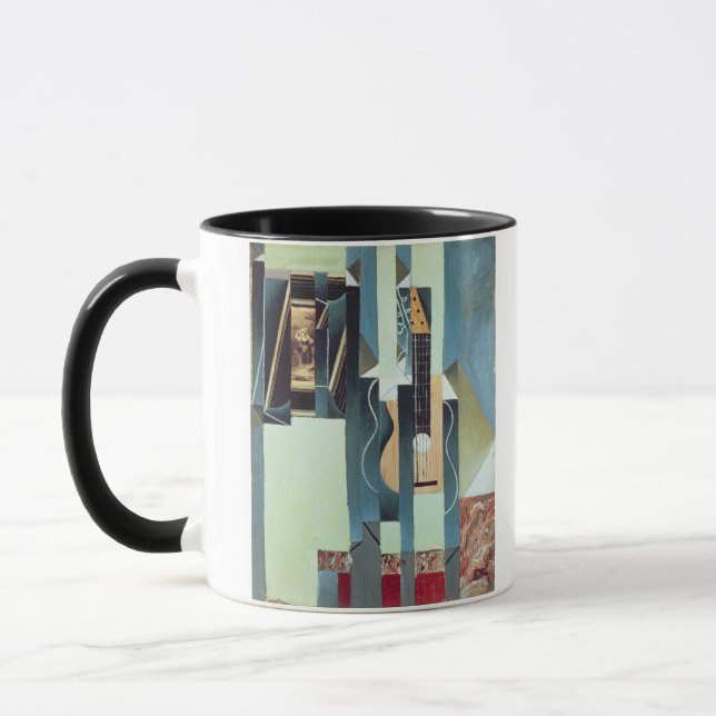 Unberechtigt (Öl auf Leinwand) Tasse (Links)