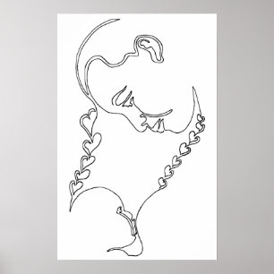 Unberechtigtes Plakat