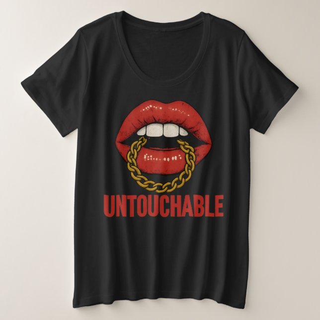unberührbar große größe T-Shirt (Design vorne)