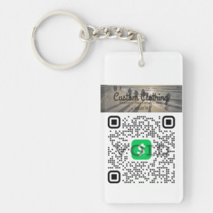 Unberührbare Transaktionen leicht gemacht - QR-Cod Schlüsselanhänger