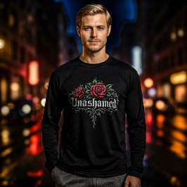 Unbeschämt langes T-Shirt Tri-Blend Shirt