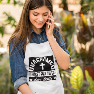 Unbeschämte Christ Follower Adult-Schürze Schürze