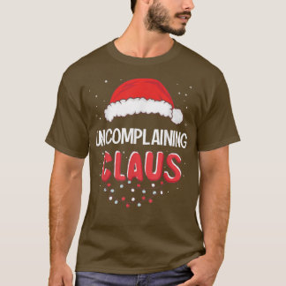 Unbeschwerter Weihnachtsmann Matching Costu T-Shirt