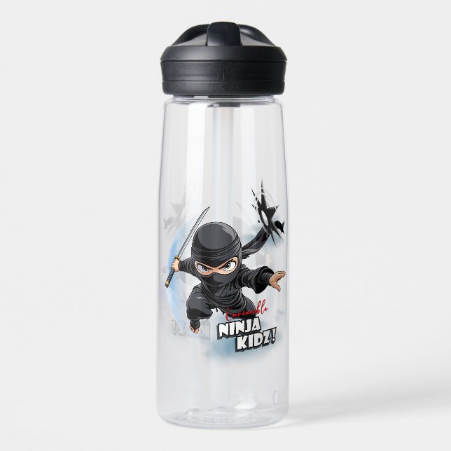 Unbesiegbare Ninja-Kids | 725ml Trinkflasche (Vorne)