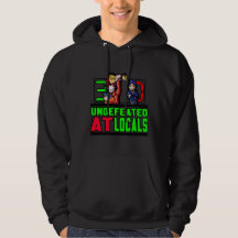 Unbesiegt am Individuelle Name/Nummer Hoodie