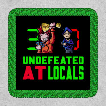 Unbesiegt Bei Locals Logo Patch