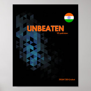 Unbesiegt India Vs Pakistan Cricket T20 New York G Poster