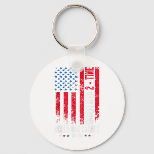 Unbesiegte Weltkriegsmeister Patriotic 4. O Schlüsselanhänger