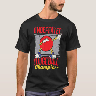 Unbesiegter Dodgeball Champion Dodgeballer Sport T-Shirt