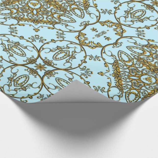 Unbestrittenes französisches Glossar Geschenkpapier (Ecke)