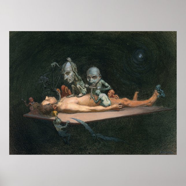 Unbewusste Mensch Chloroform Seeing Demons Poster (Vorne)