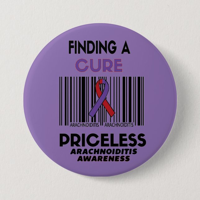 Unbezahlbar...Arachnoiditis Button (Vorderseite)