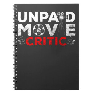 Unbezahlter Film Kritiker Kinofilm Lover Notizblock