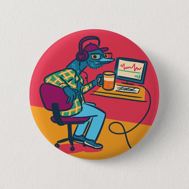 Unbezahltes internes Button (Vorderseite)