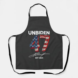Unbiden 47 Trump Est. Juli 2025 Schürze