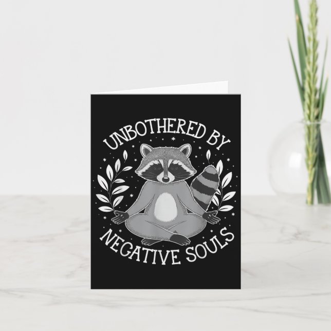 Unbothered By Negative Souls  Karte (Vorderseite)