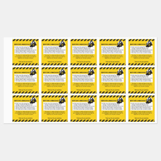 Unboxing Fixed Label and Guarantee Etiketten