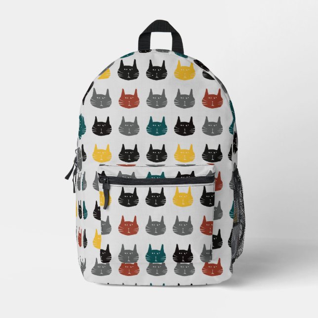 Unbrauchbare Katzen Bedruckter Rucksack (Vorderseite)