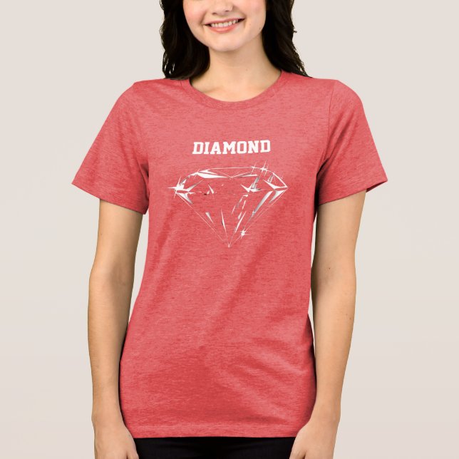 Unbreakable Shine Crowned in Light Midnight Diamon Tri-Blend Shirt (Vorderseite)