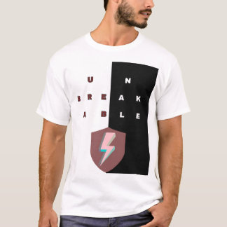 UNBREAKABLE T‑Shirt — Motivational Typography,Gift T-Shirt