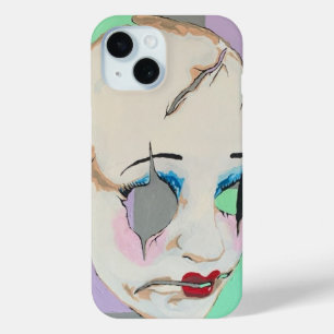 'Uncanny Valley' Malerei auf einem Case-Mate iPhone Hülle