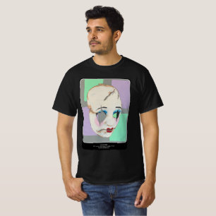 'Uncanny Valley' Malerei auf einem T-Shirt
