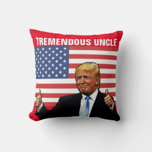 UNCLE DONALD TRUMP PILLOW FÜR TREMENDOUS UNCLE KISSEN