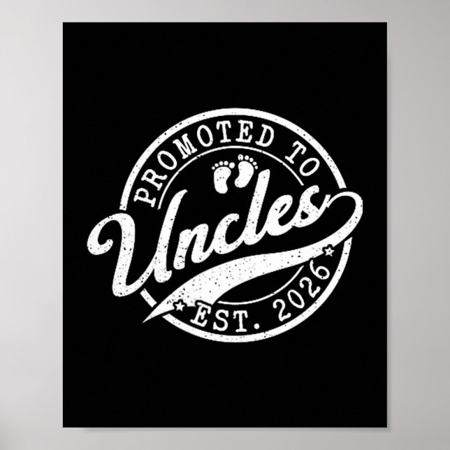 Uncle Est 2026 New Uncle Announcement Promoted To  Poster (Vorne)