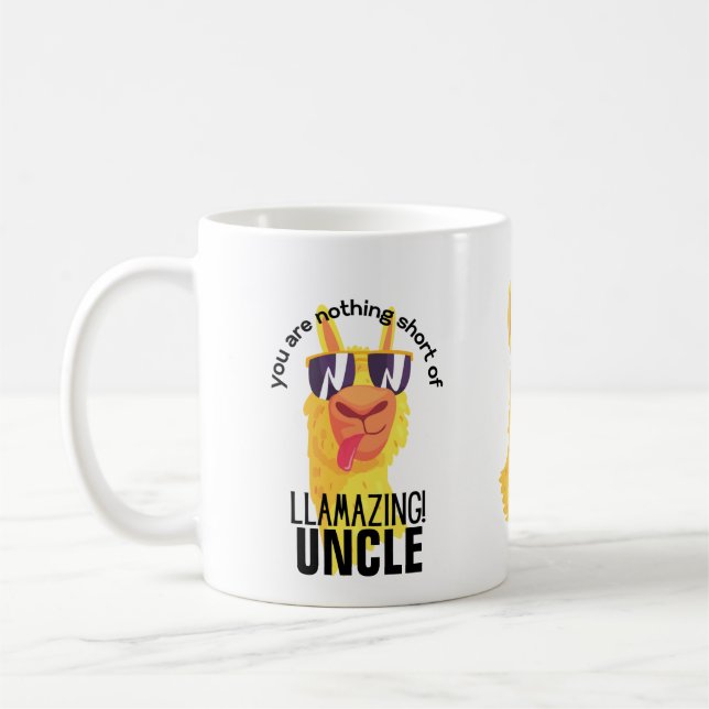 UNCLE FUNNY Sie sind nichts Kurz von Phantastisch Kaffeetasse (Links)