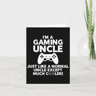 Uncle Gamer Funny Gaming Video Game Shirts Karte