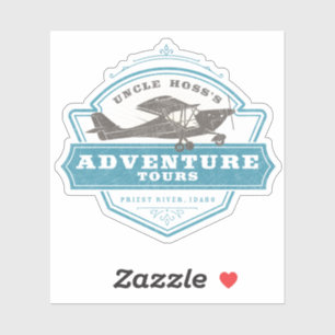 Uncle Hoss's Adventure Tours Aufkleber