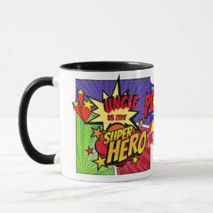 UNCLE ist mein SUPERHERO Personalisiertes COMIC HE Tasse