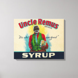 Uncle Remus Sirup LabelKairo, GA Leinwanddruck