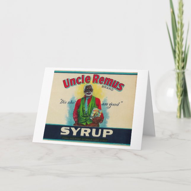 Uncle Remus Syrup LabelCairo, GA Karte (Vorderseite)