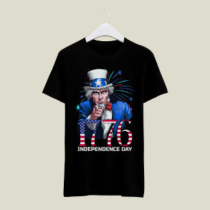 Uncle Sam 1776 Unabhängigkeitstag T-Shirt
