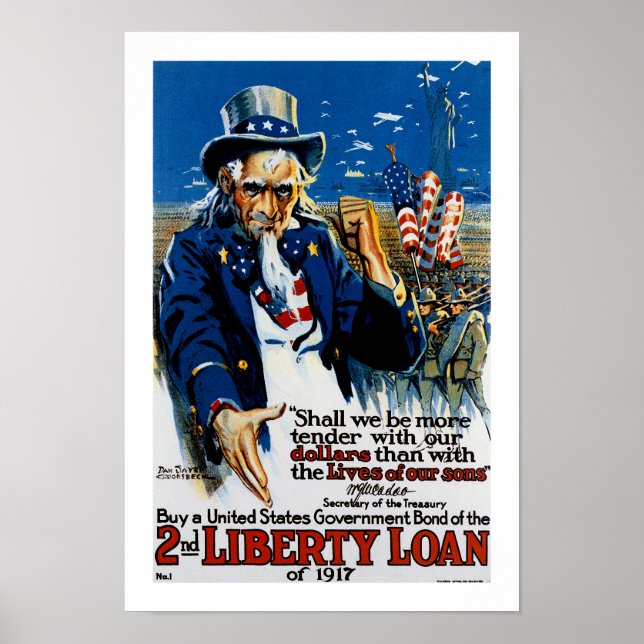 Uncle Sam 2. Liberty Loan Poster (Vorne)