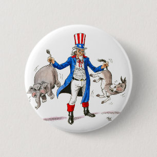 Uncle Sam 3 Button