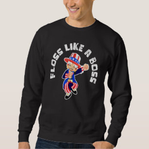 Uncle Sam 4. Juli Fallout wie ein Boss Sweatshirt