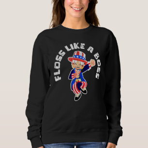 Uncle Sam 4. Juli Fallout wie ein Boss Sweatshirt
