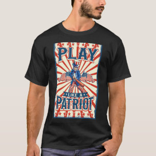 Uncle Sam 4. Juli Women Men American USA Flag T-Shirt