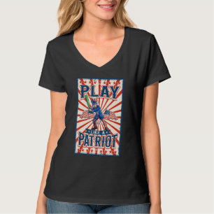 Uncle Sam 4. Juli Women Men American USA Flag T-Shirt