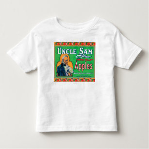 Uncle Sam Apple beschriften (Grün) - Wapato, WA Kleinkind T-shirt