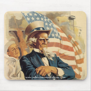 "Uncle Sam Auf der Brücke!" mousepad