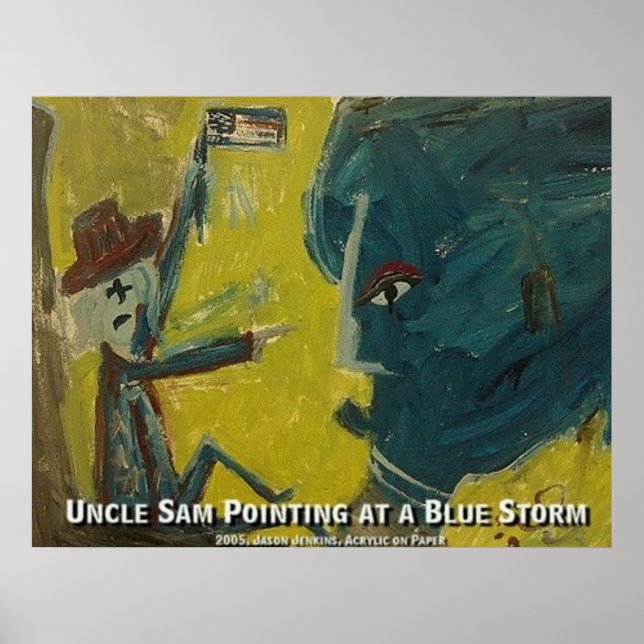 UNCLE SAM BLUE STORM POSTER (Vorne)