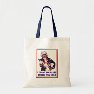 Uncle Sam braucht $$ Bag Tragetasche