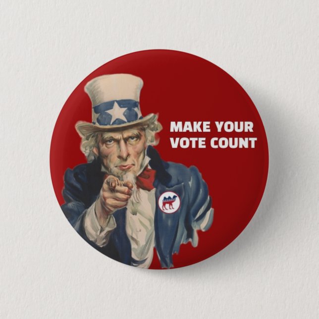 Uncle Sam Button (Vorderseite)