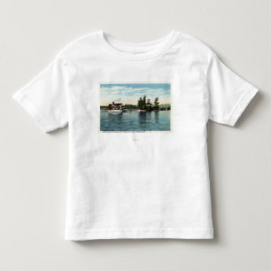 Uncle Sam Dampfer an der Loon-Insel-Landung Kleinkind T-shirt
